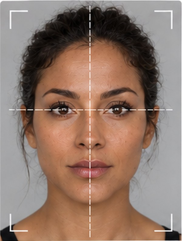 Frontal view — facing the camera squarely